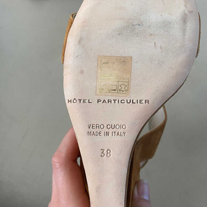 HÔTEL PARTICULIER Veloursleder Sandalen