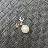 THOMAS SABO Charm Perle und Kleeblatt