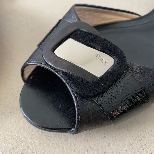 TOD’S Leder Ballerinas