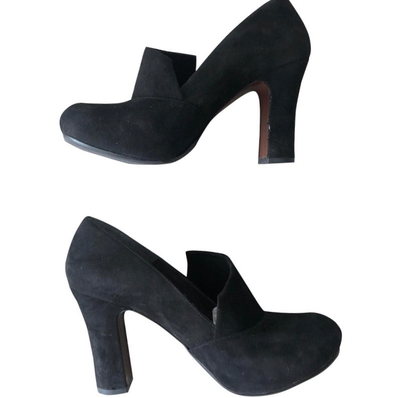 CHIE MIHARA Velours Leder Pumps