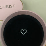 CHRIST Ring 9 Karat Weissgold