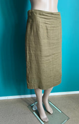 MAX MARA Vintage Leinenrock