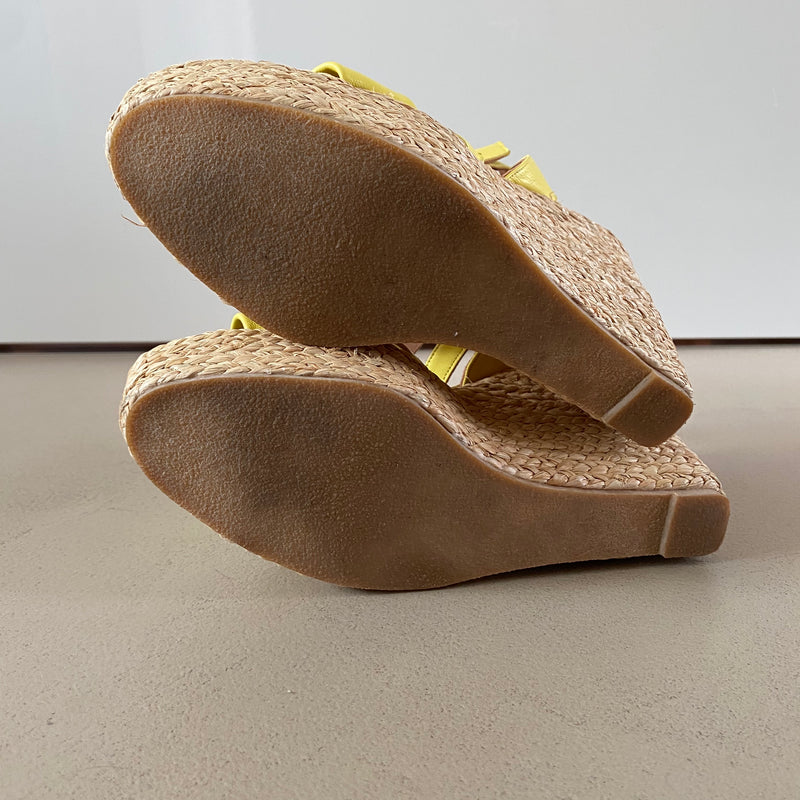ungetragene ROBERT CLERGERIE Keilsandalen