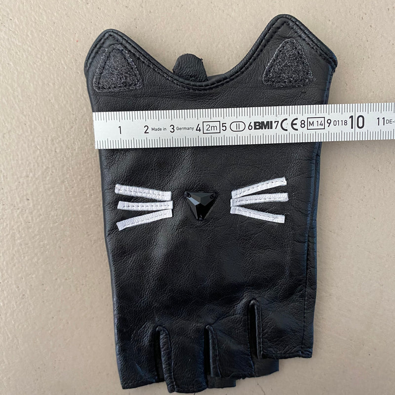 fingerlose handschuhe lagerfeld KARL LAGERFELD Leder Handschuhe – ClosetQueen