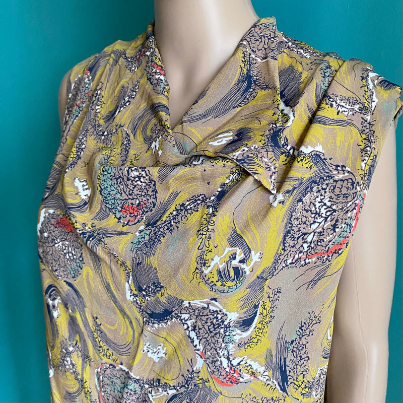 CARVEN Seiden Kleid