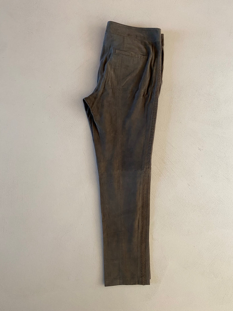 MAX & MOI Veloursleder Hose