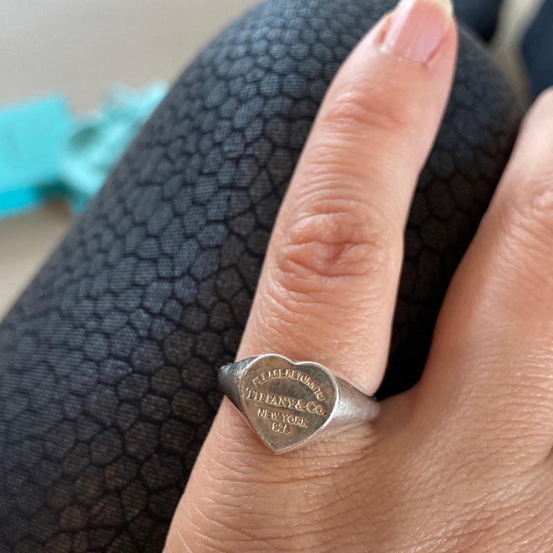 TIFFANY & Co. Sterling Silber Herz Ring