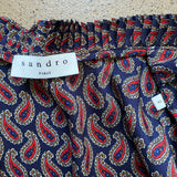 SANDRO Wickelbluse