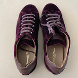 ungetragene GIANVITO ROSSI Samt Sneakers