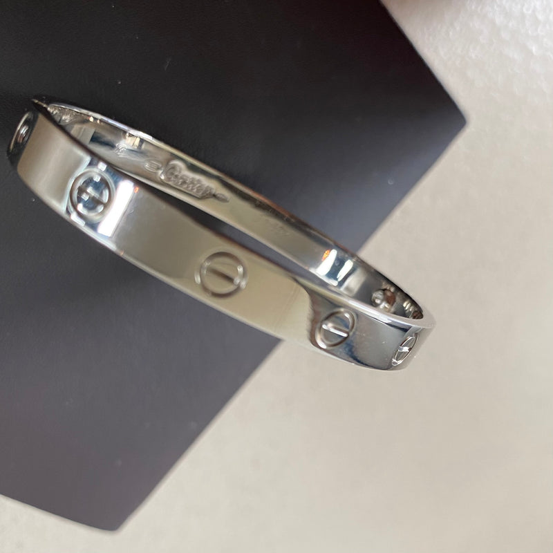 CARTIER Love Weissgold Armreif