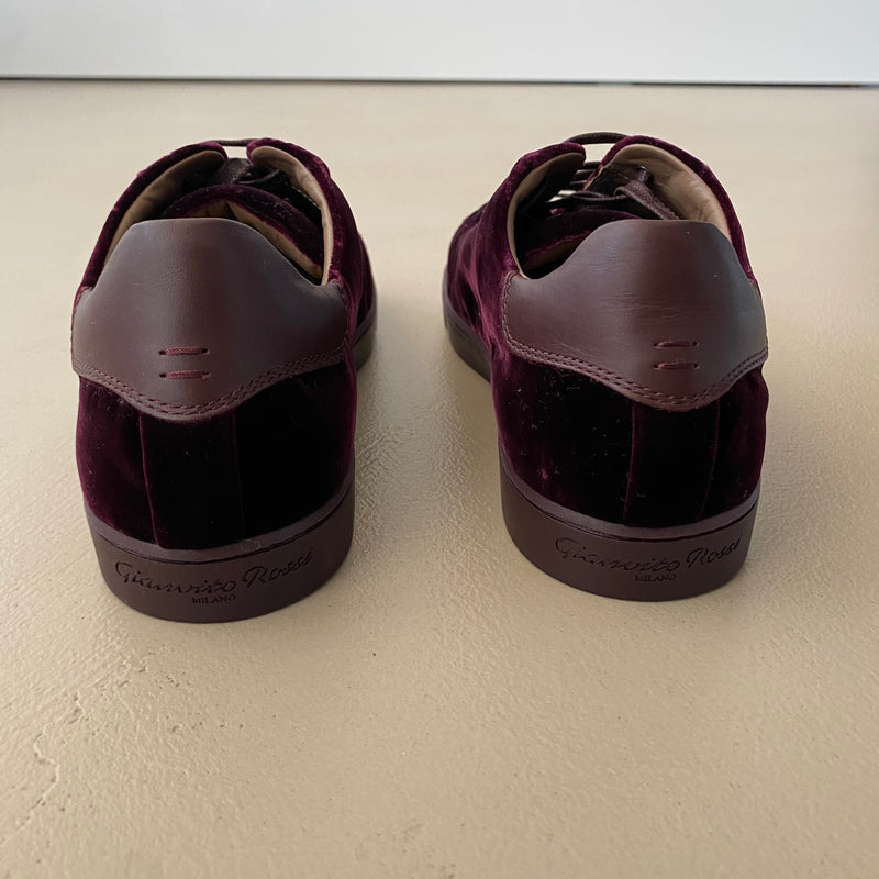 ungetragene GIANVITO ROSSI Samt Sneakers