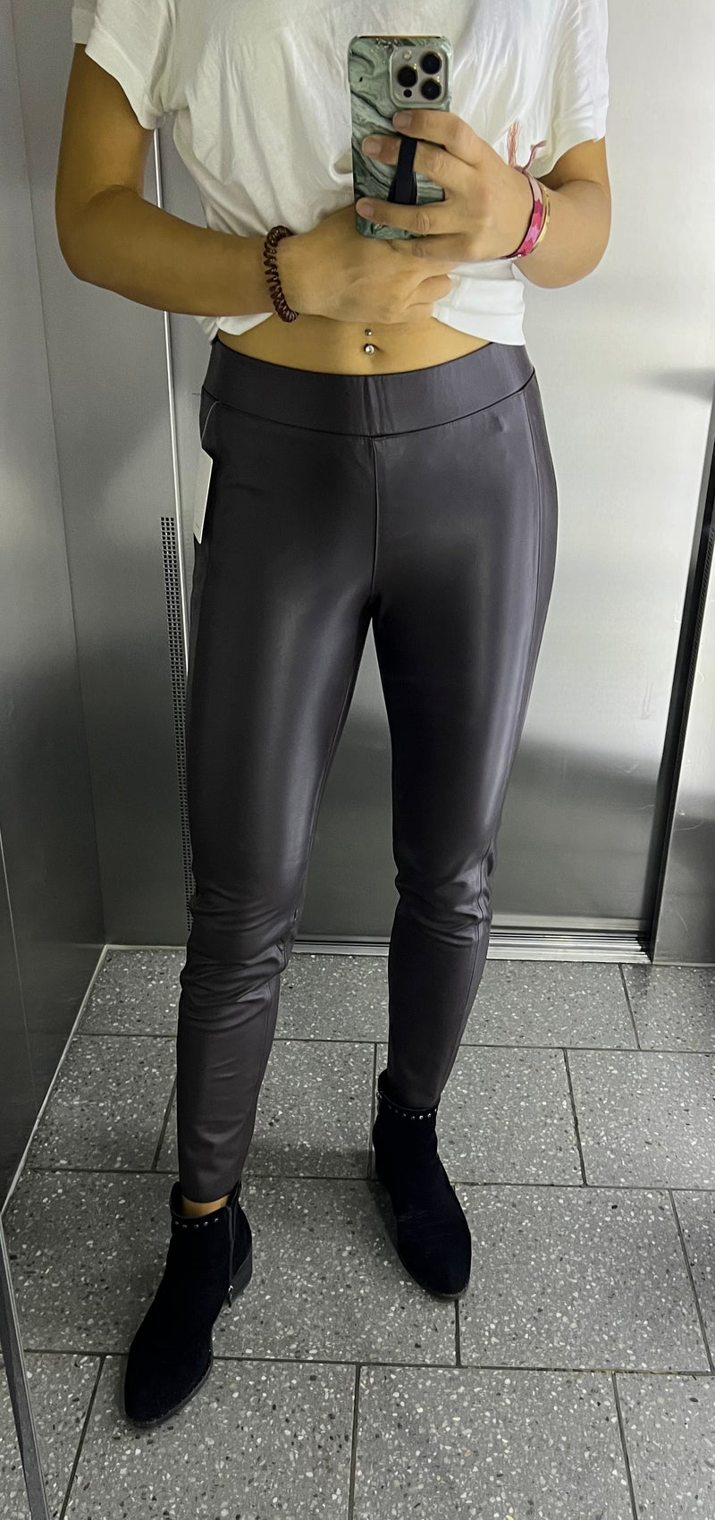 neue GERRY WEBER EDITION Kunstleder Hose