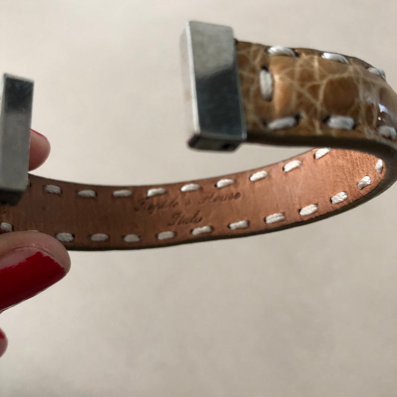 REPTILE’S HOUSE Krokodil Leder Armband