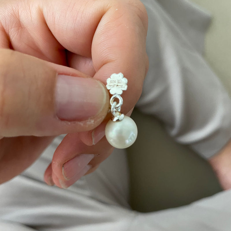 THOMAS SABO Charm Perle und Kleeblatt