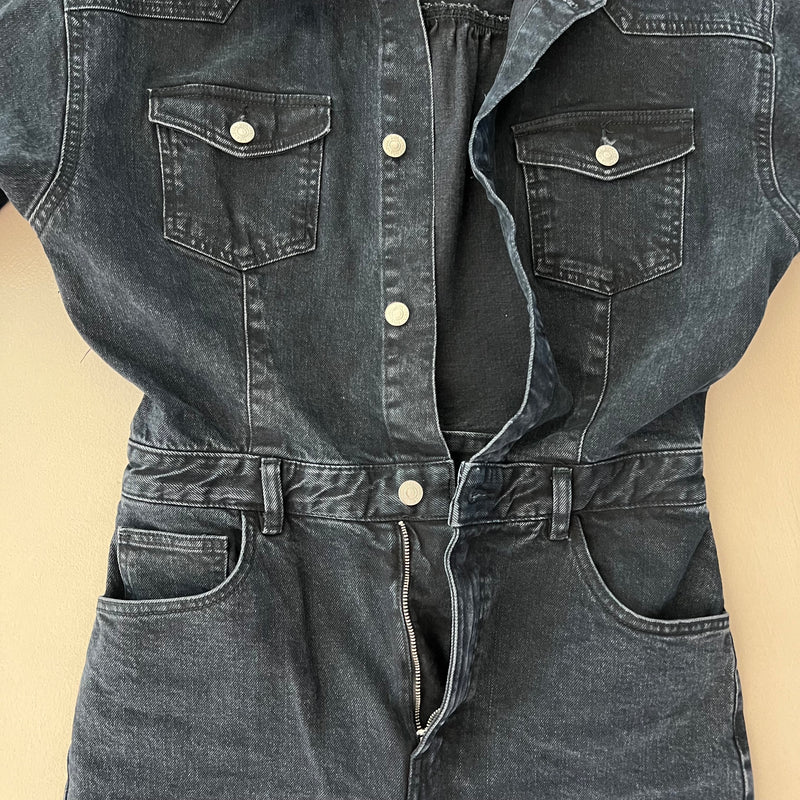 ZARA Denim Jumpsuit