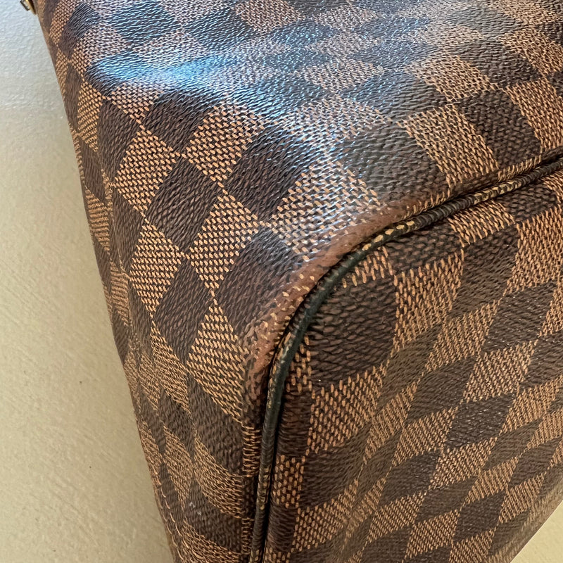 LOUIS VUITTON Neverfull GM Damier Ebene Canvas mit Pochette