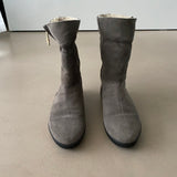 BURBERRY Veloursleder Stiefeletten