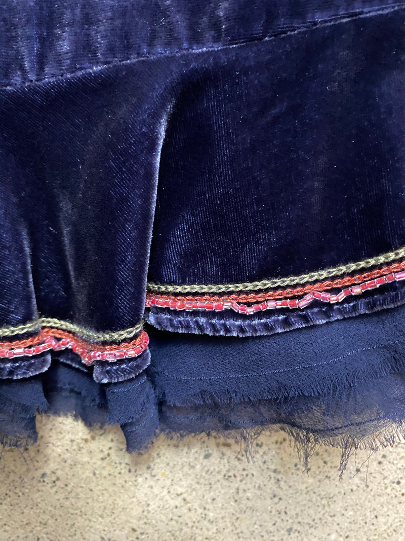 JIGSAW Samt Kleid