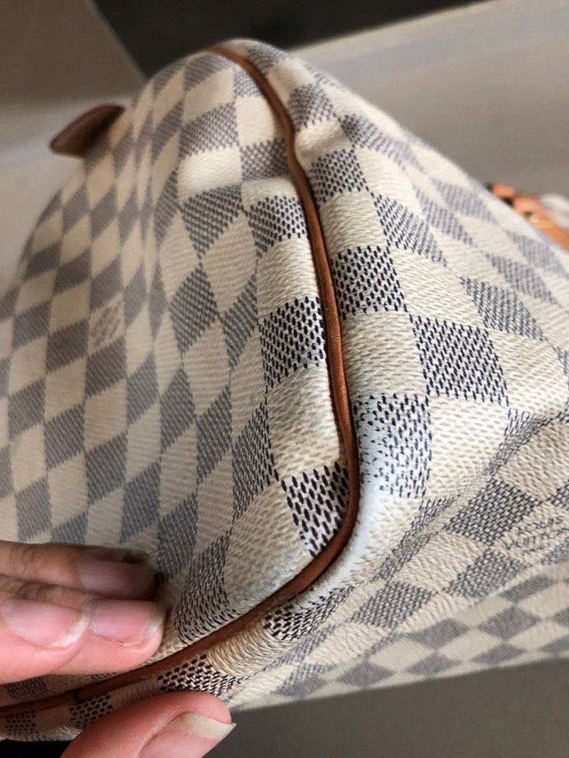 LOUIS VUITTON Speedy 30 Damier Azur