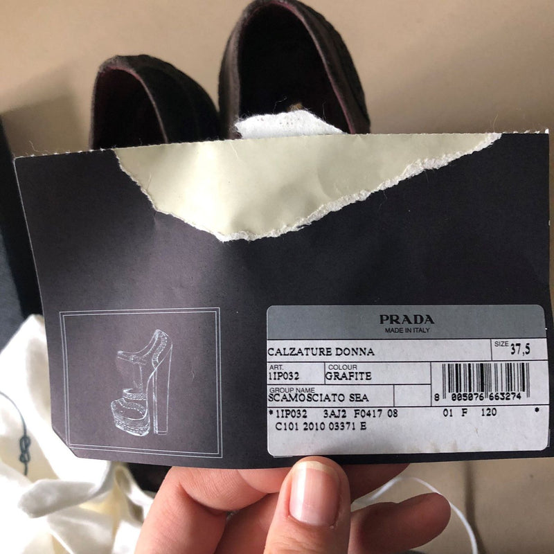 ungetragene PRADA Plateau High Heels